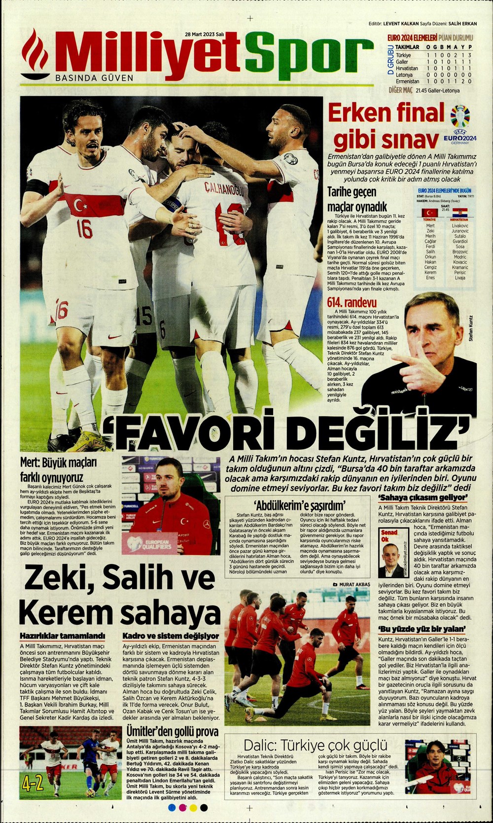"Vurduğumuz gol olsun" - Sporun manşetleri - 20. Foto