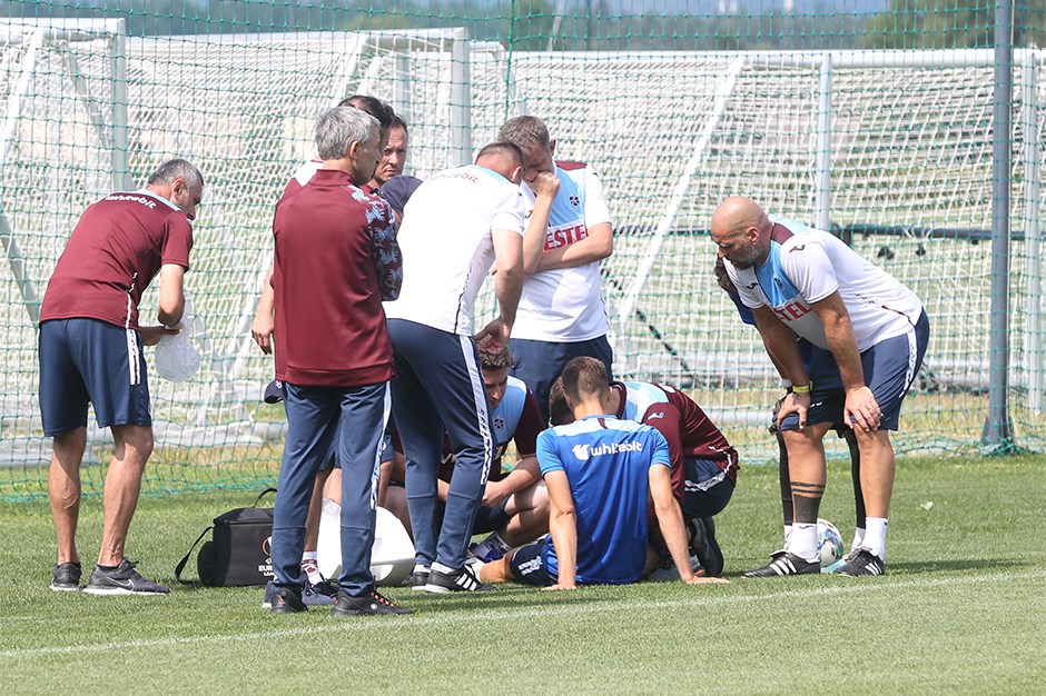 Yeni transfer antrenmanı yarıda bıraktı