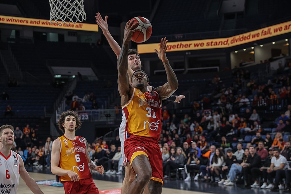 Türkiye Sigorta Basketbol Süper Ligi | Galatasaray Nef, uzatma periyodunda güldü
