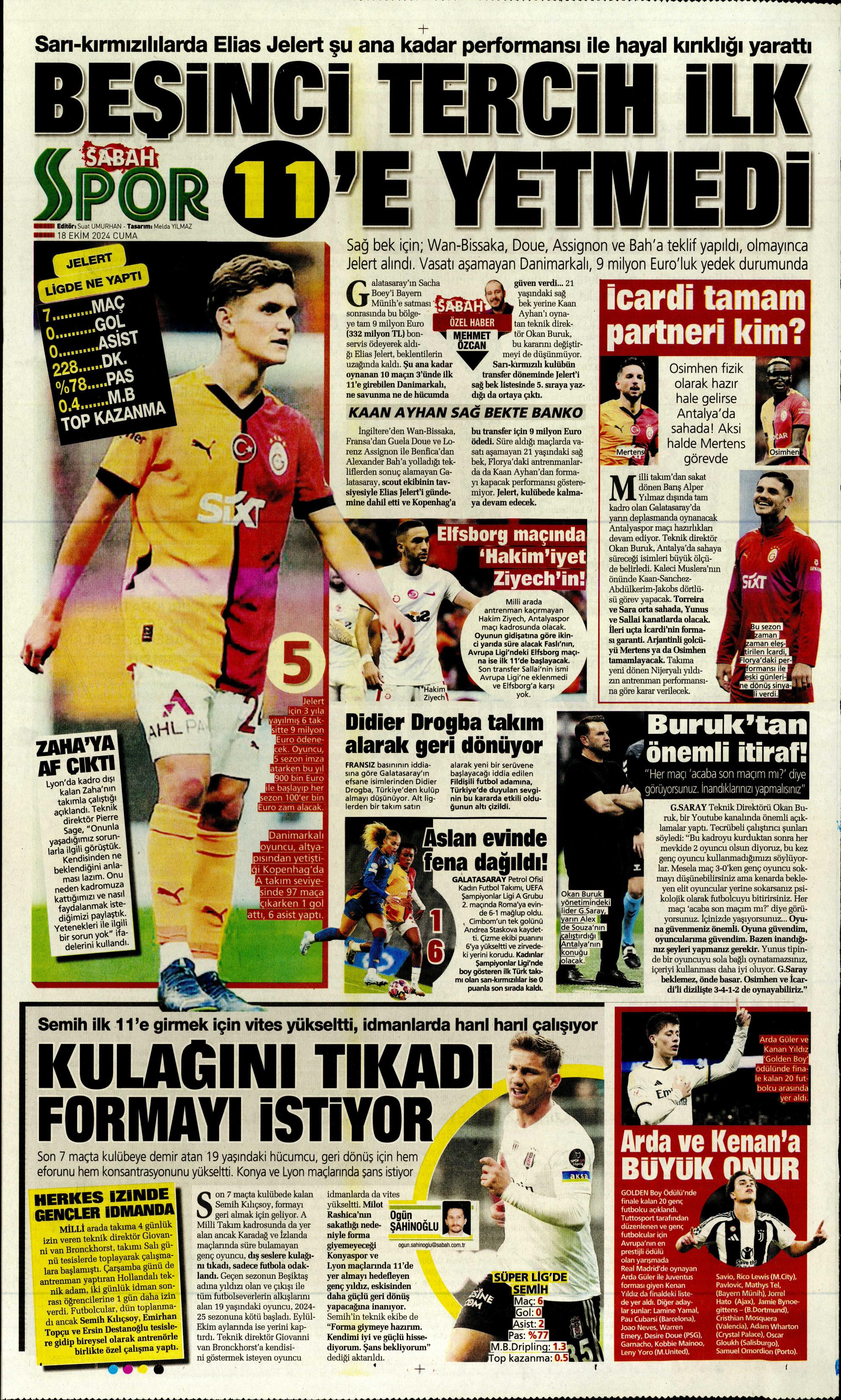 "Fenerbahçe'ye 1 milyar euroluk bomba" | Sporun manşetleri (18 Ekim 2024)  - 27. Foto
