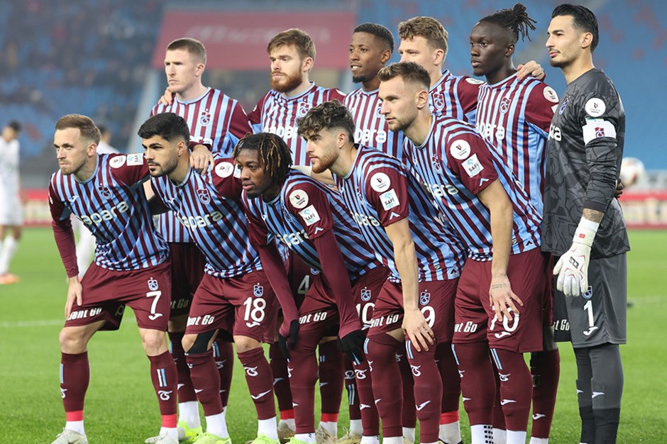 Trabzonspor'un Galatasaray maçı kadrosu belli oldu