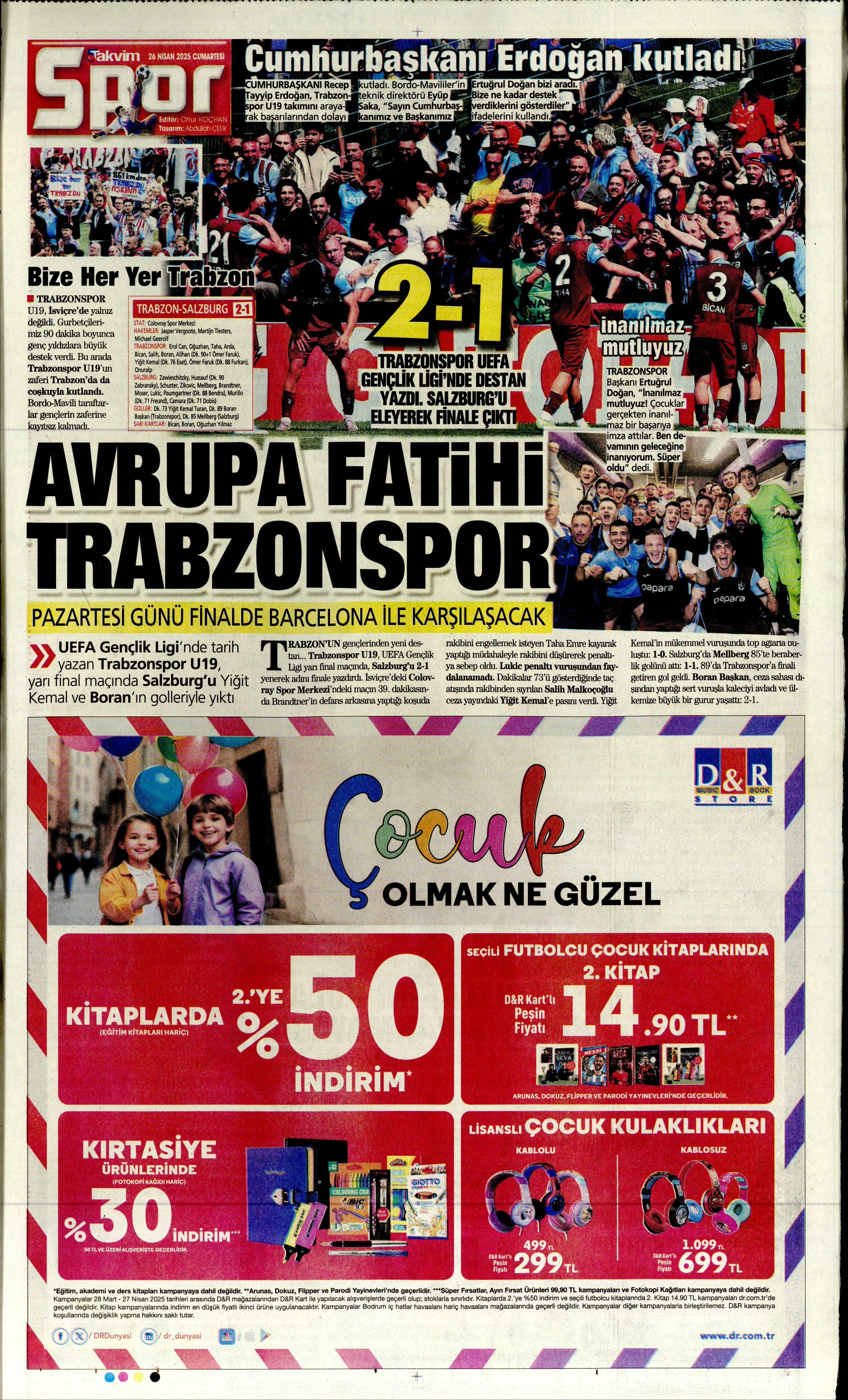 "Vlahovic'le ilk temas" | Sporun manşetleri  - 42. Foto