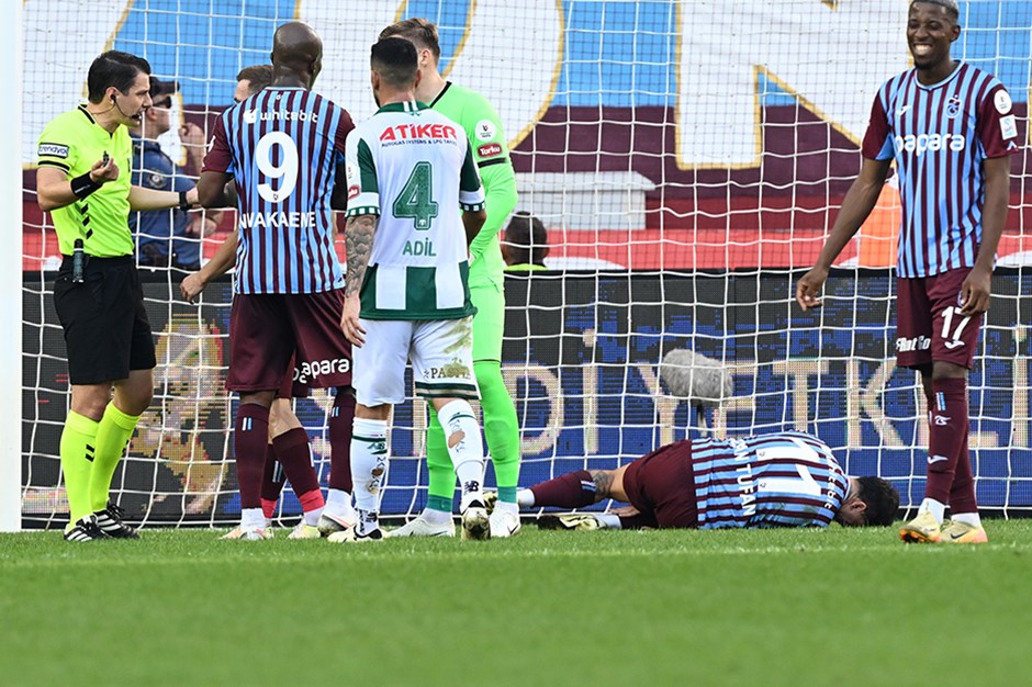 Trabzonspor'a Ozan Tufan'dan kötü haber: Maça devam edemedi