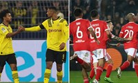 Dortmund ve Benfica ilk maçta avantajı yakaladı