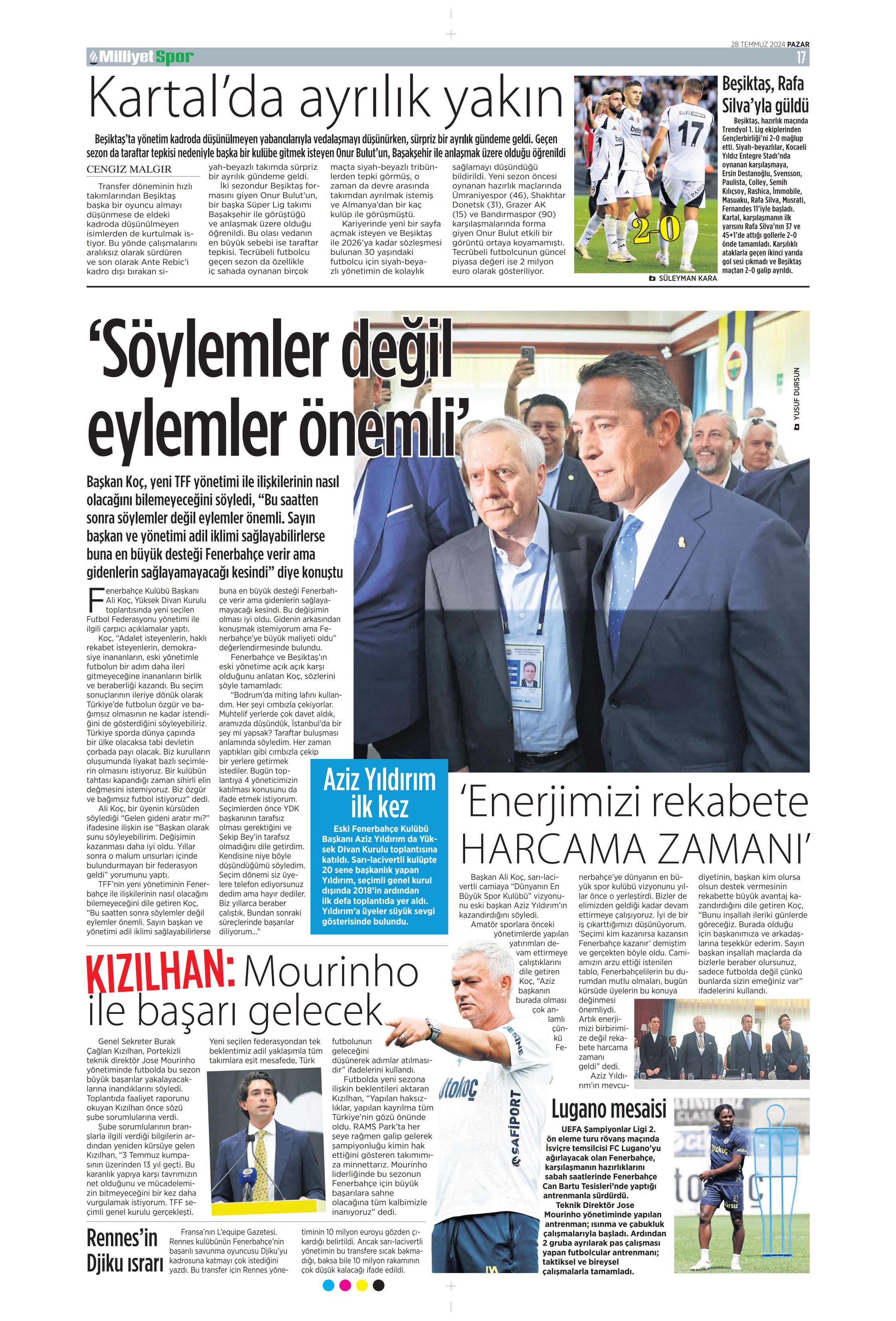 "Aslan'da rota Gravenberch" | Sporun Manşetleri (28 Temmuz 2024)  - 19. Foto