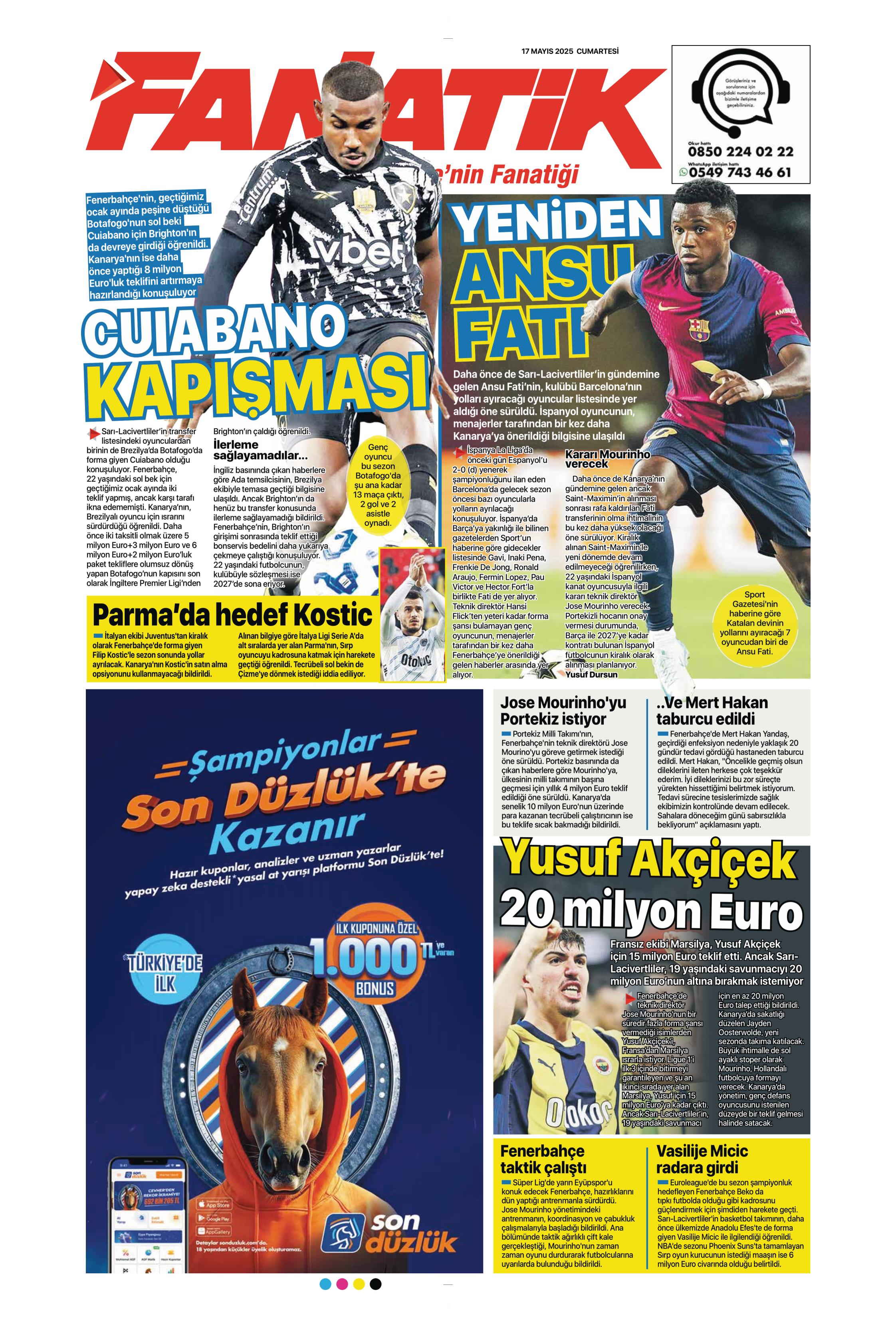 "Osimhen çılgınlığı" | Sporun manşetleri  - 13. Foto