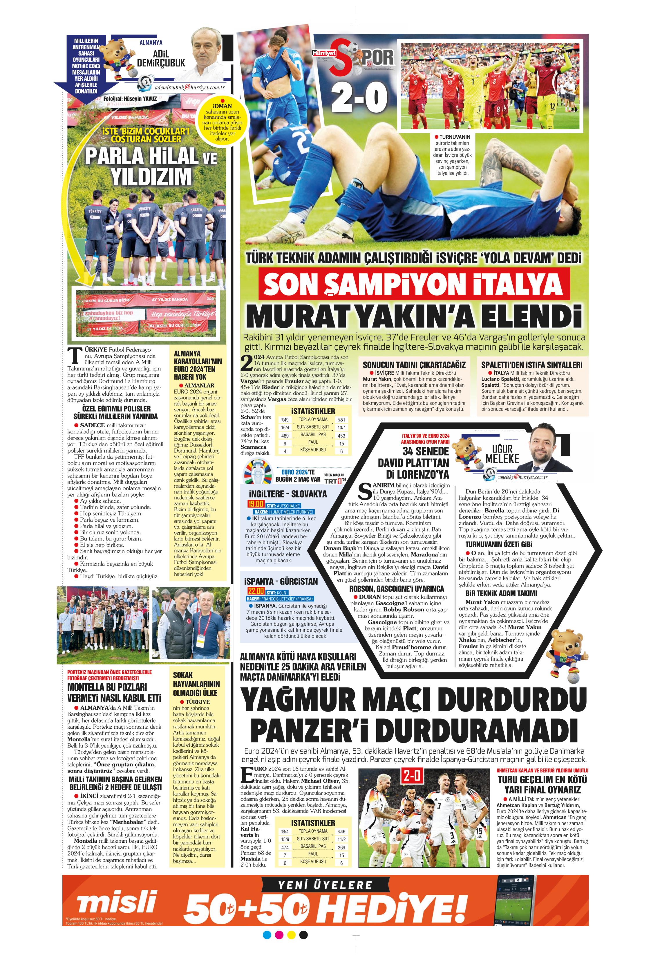 "Galatasaray'dan Goretzka seferi" | Sporun Manşetleri (30 Haziran 2024)  - 20. Foto