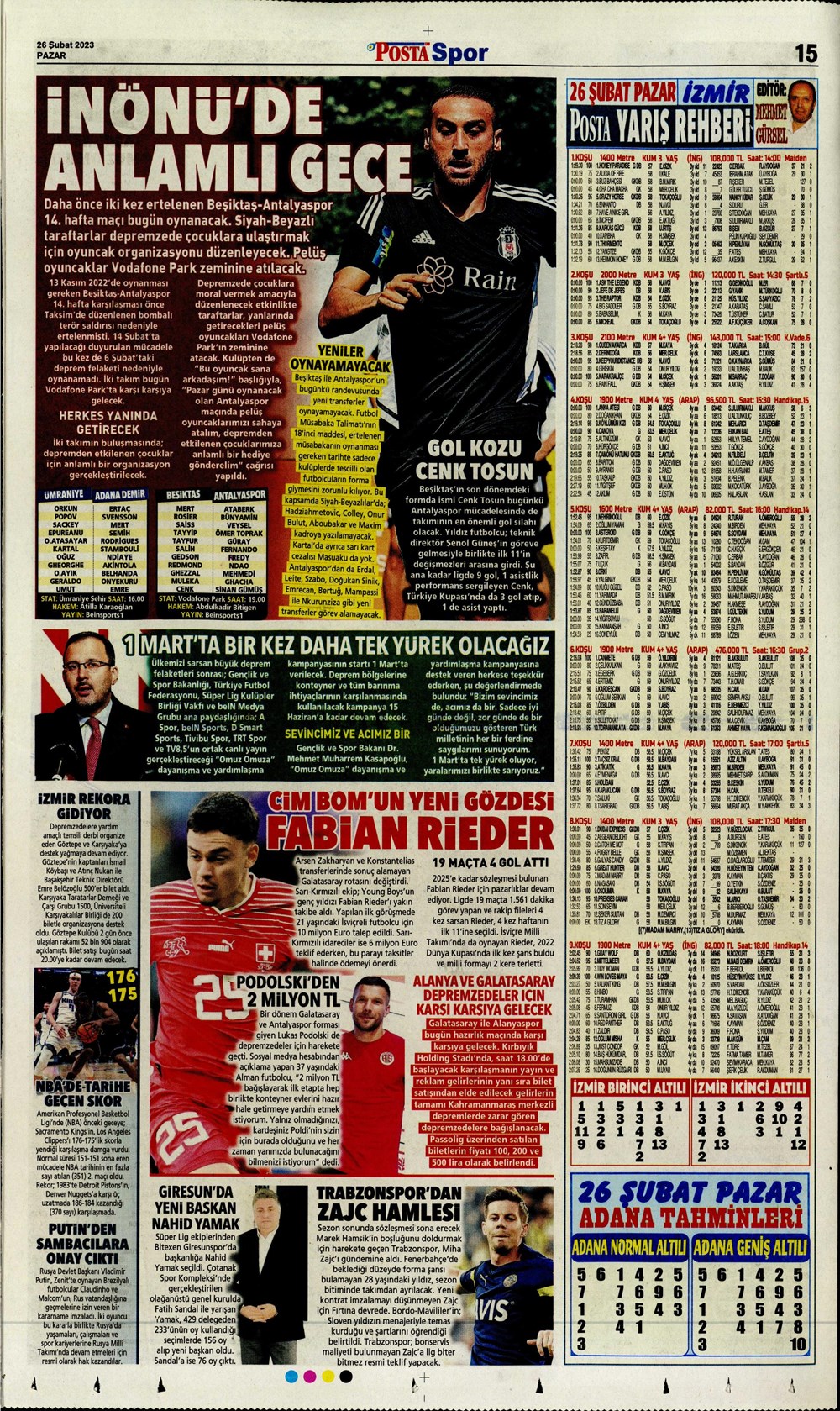 "Valenci'ağa' böyle istedi" - Sporun manşetleri  - 24. Foto