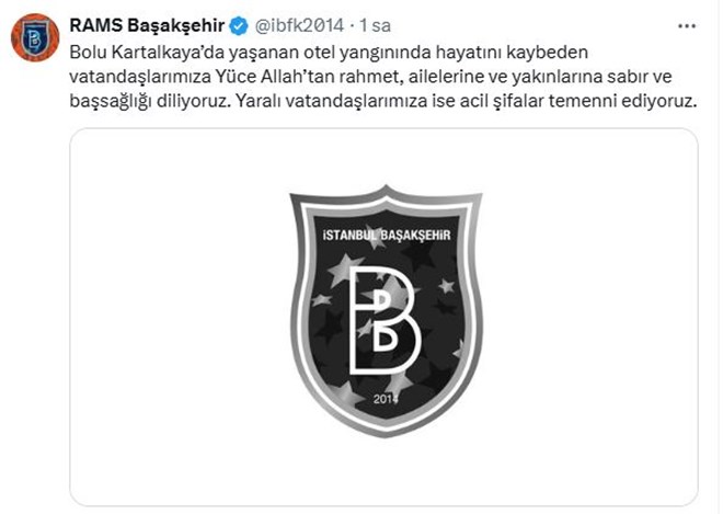 Spor kulüpleri, Kartalkaya'daki yangında hayatını kaybeden vatandaşlar için başsağlığı mesajı yayımladı  - 6. Foto