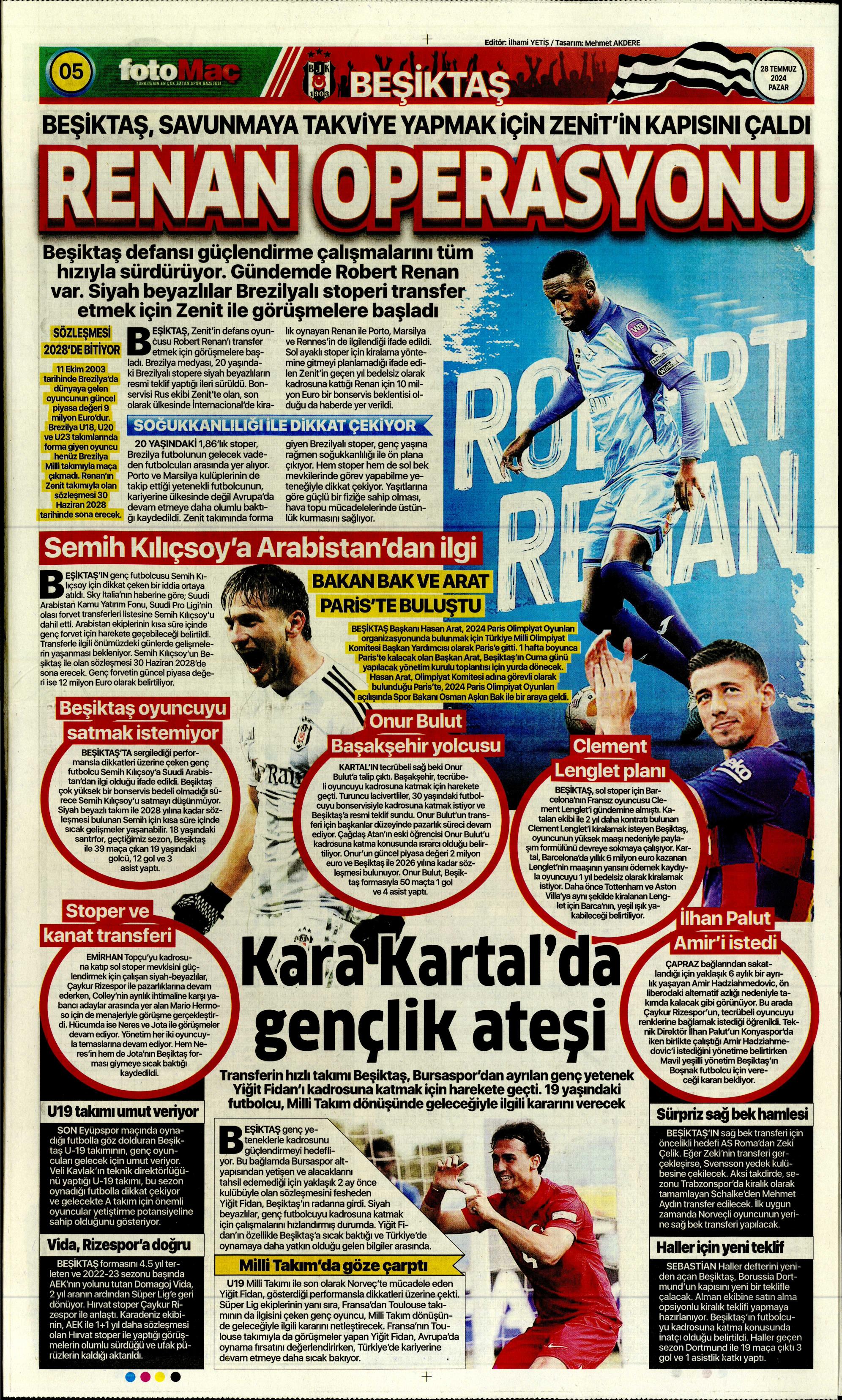 "Aslan'da rota Gravenberch" | Sporun Manşetleri (28 Temmuz 2024)  - 10. Foto