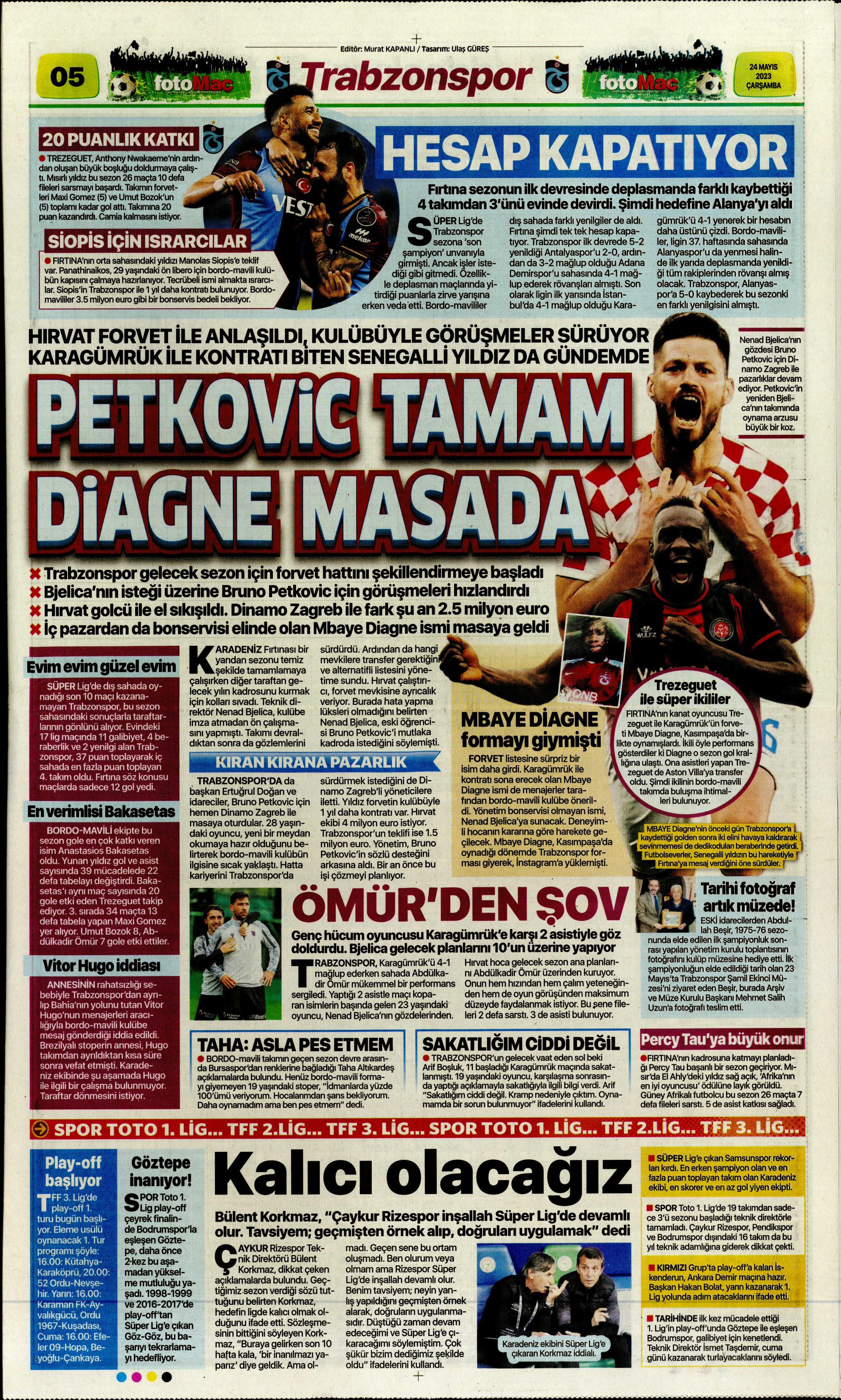 "Aslan'da taarruz başladı" | Sporun Manşetleri  - 13. Foto