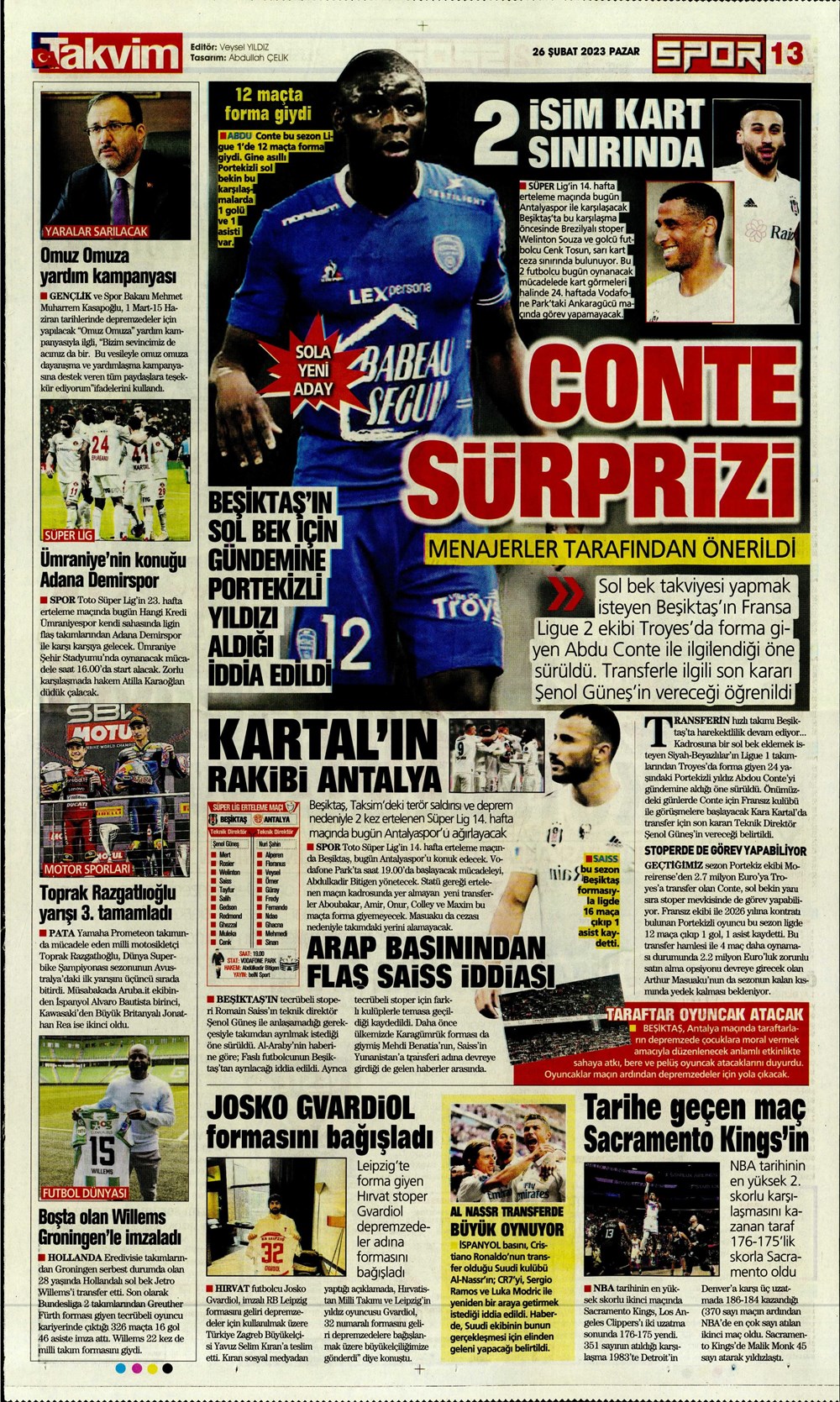 "Valenci'ağa' böyle istedi" - Sporun manşetleri  - 29. Foto