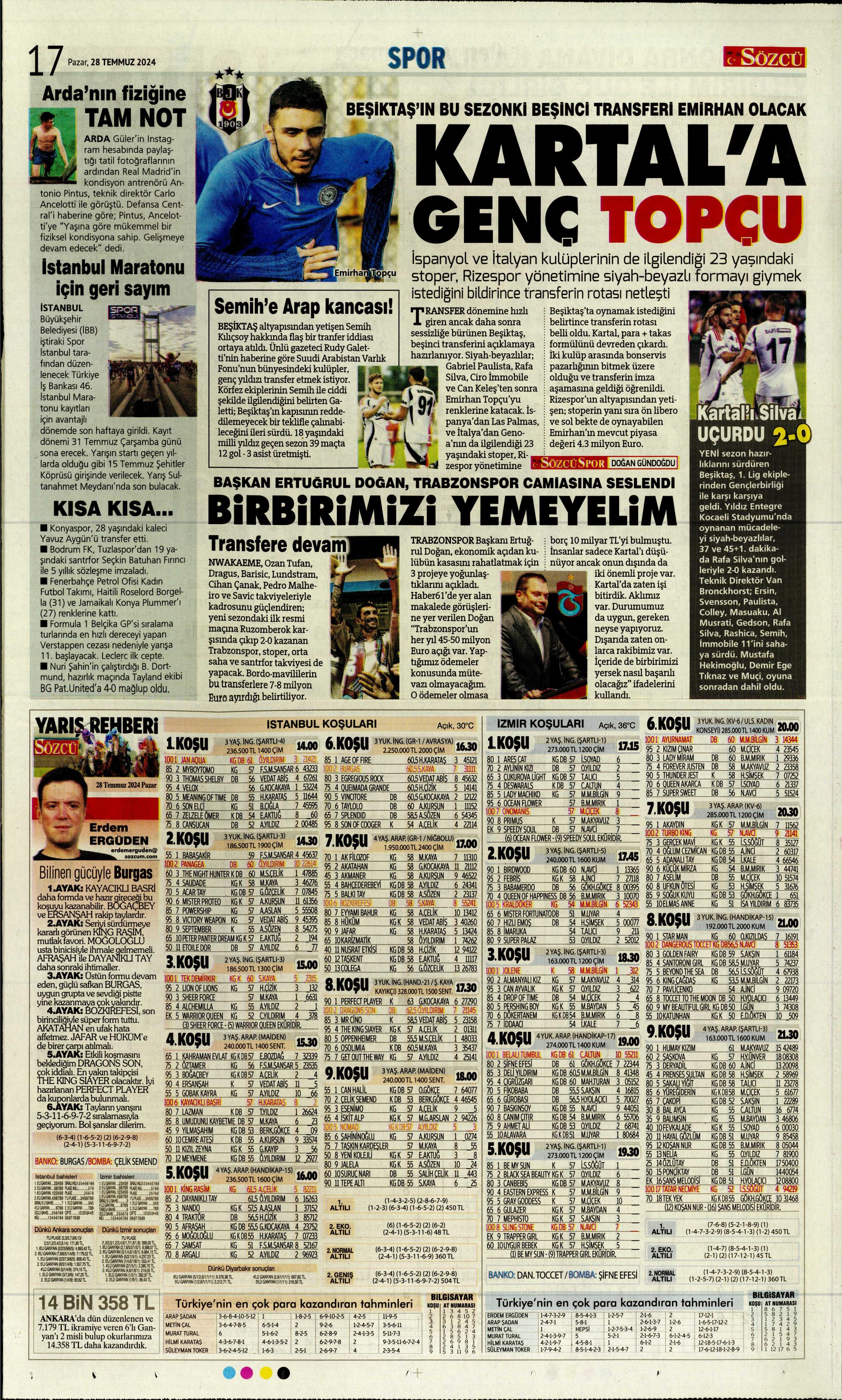 "Aslan'da rota Gravenberch" | Sporun Manşetleri (28 Temmuz 2024)  - 26. Foto