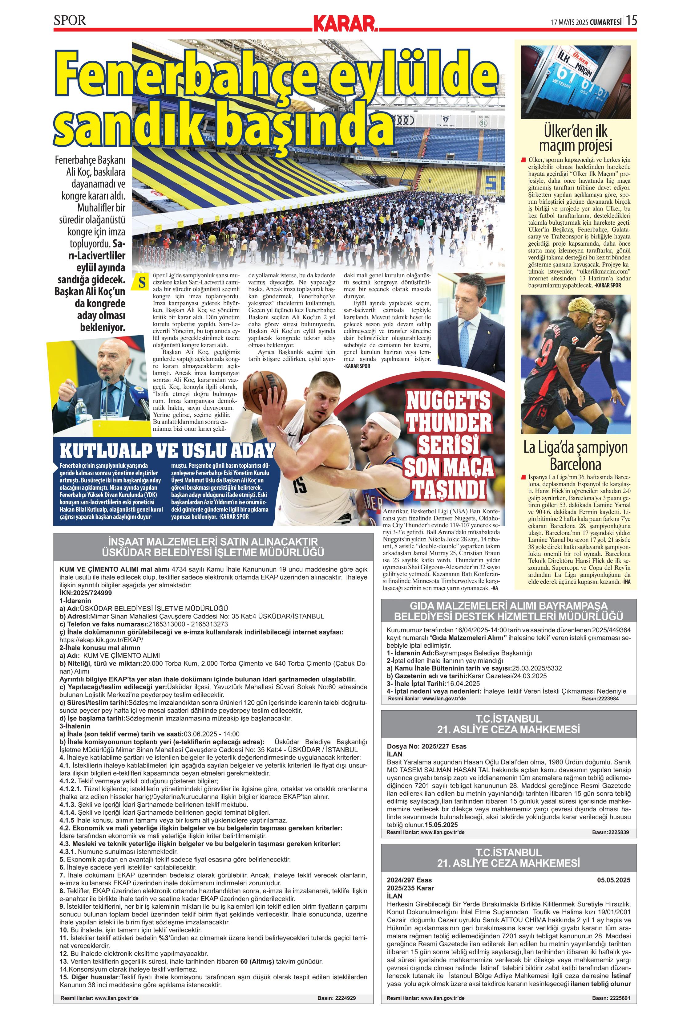 "Osimhen çılgınlığı" | Sporun manşetleri  - 26. Foto