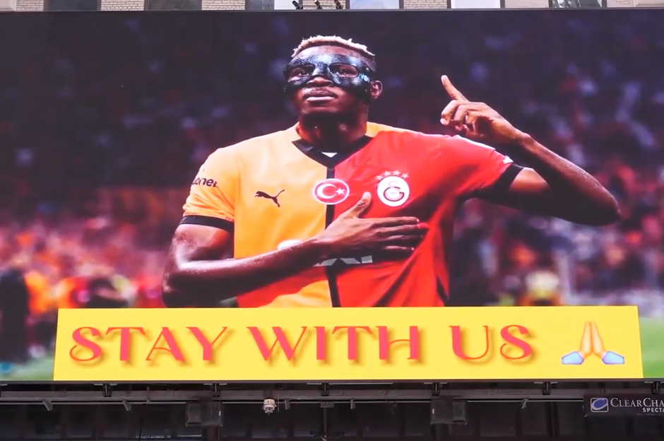 Galatasaraylı taraftarların Osimhen çılgınlığı New York'a taştı