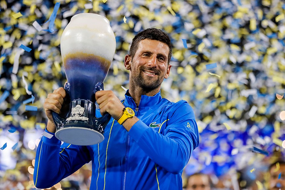 Cincinnati Master'da şampiyon Djokovic