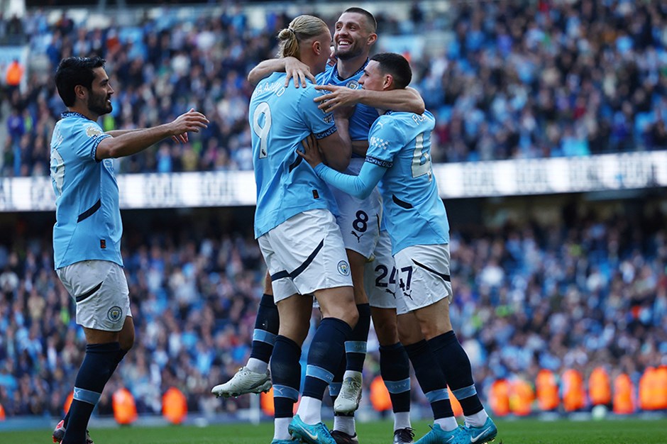 Manchester City'den ikinci yarıda geri dönüş: 3 gollü galibiyet