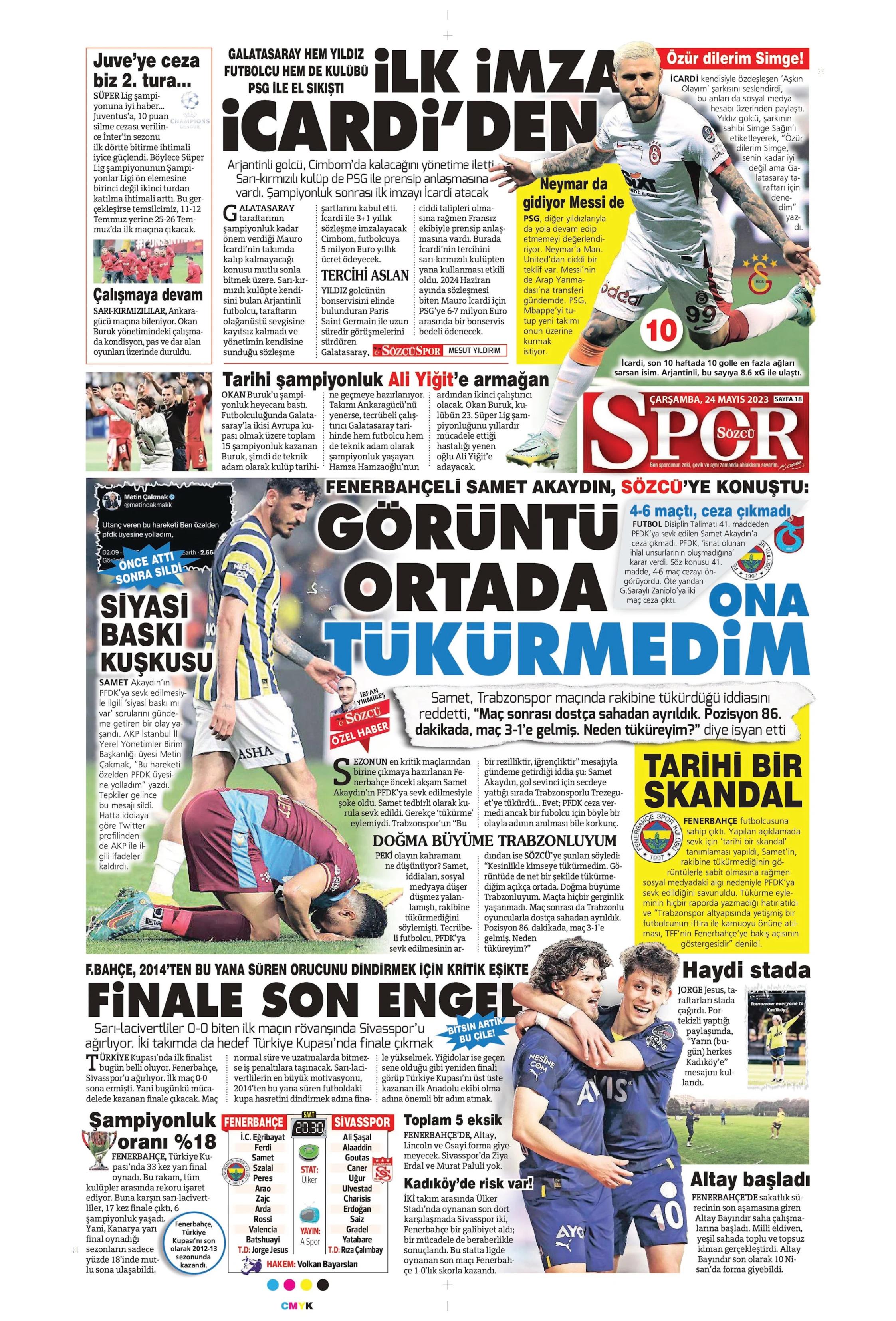 "Aslan'da taarruz başladı" | Sporun Manşetleri  - 33. Foto