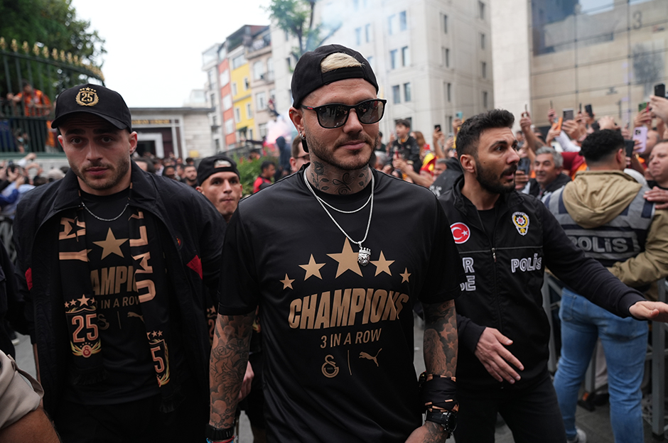 Galatasaray'da 25. şampiyonluk coşkuyla kutlandı  - 2. Foto