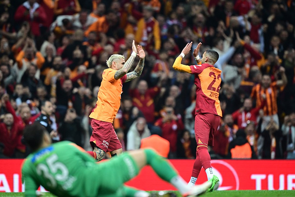 Rams Park'ta şölen: Galatasaray 6 golle kazandı