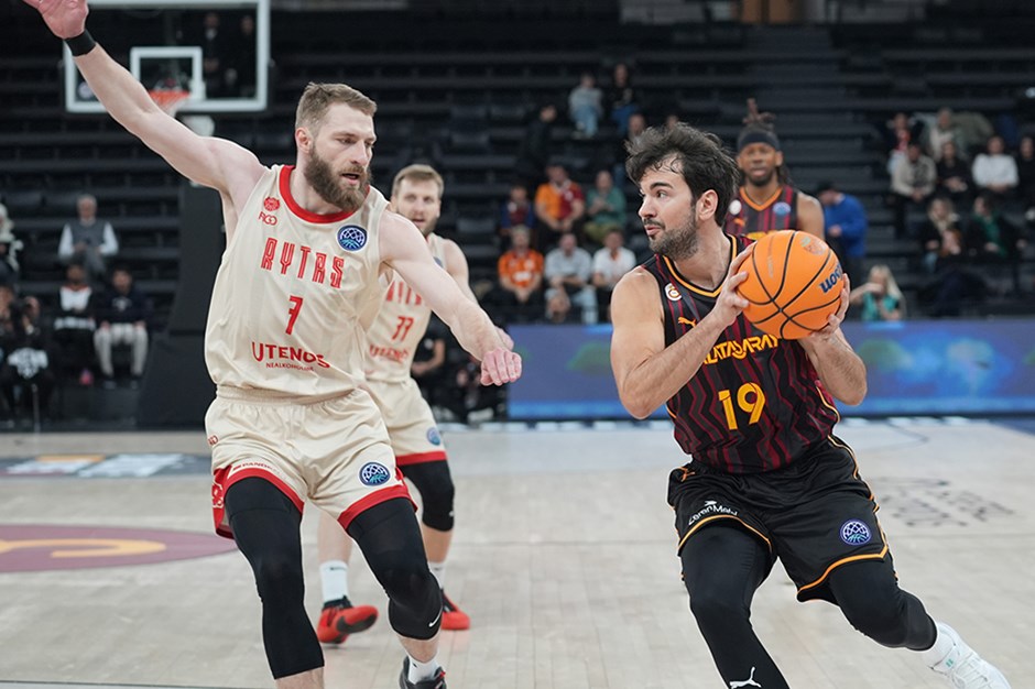 Galatasaray sahasında Rytas Vilnius'u mağlup etti