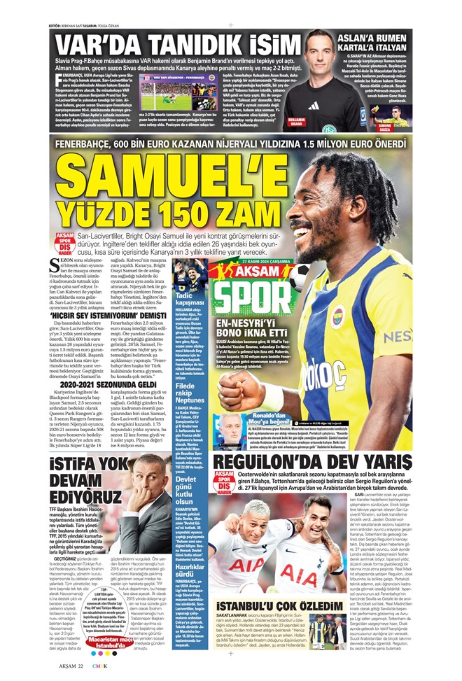 "Merih Demiral Fenerbahçe'ye koşuyor" | Sporun manşetleri  - 4. Foto