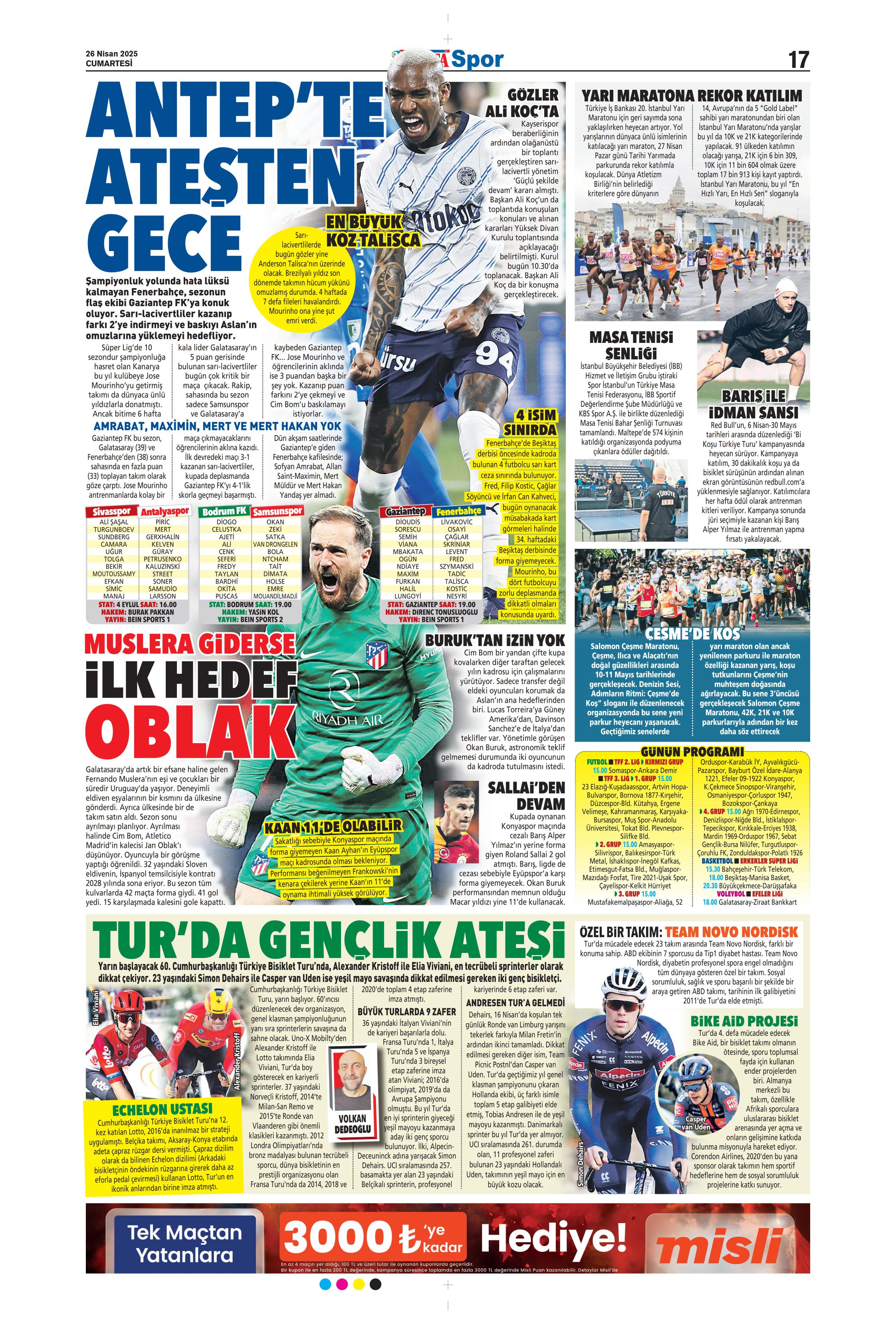 "Vlahovic'le ilk temas" | Sporun manşetleri  - 29. Foto