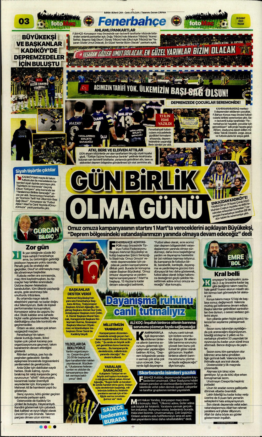 "Valenci'ağa' böyle istedi" - Sporun manşetleri  - 11. Foto