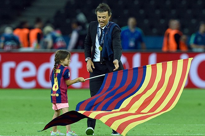 Luis Enrique, vefat eden kızına verdiği sözü tuttu: Şampiyonlar Ligi finali sonrası duygusal anlar - 6. Foto