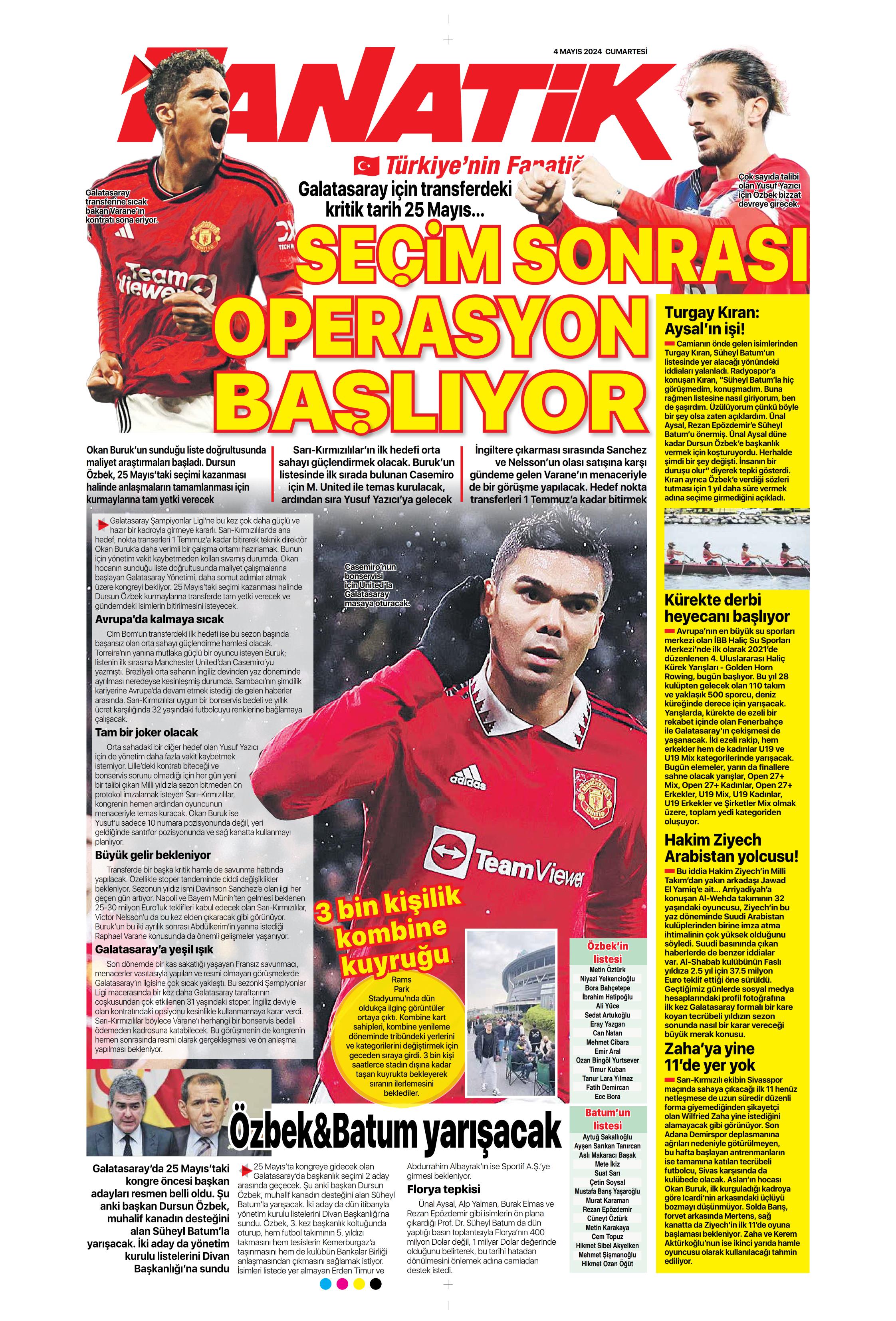 "Ndidi çıkarması" | Sporun Manşetleri (4 Mayıs 2024)  - 11. Foto