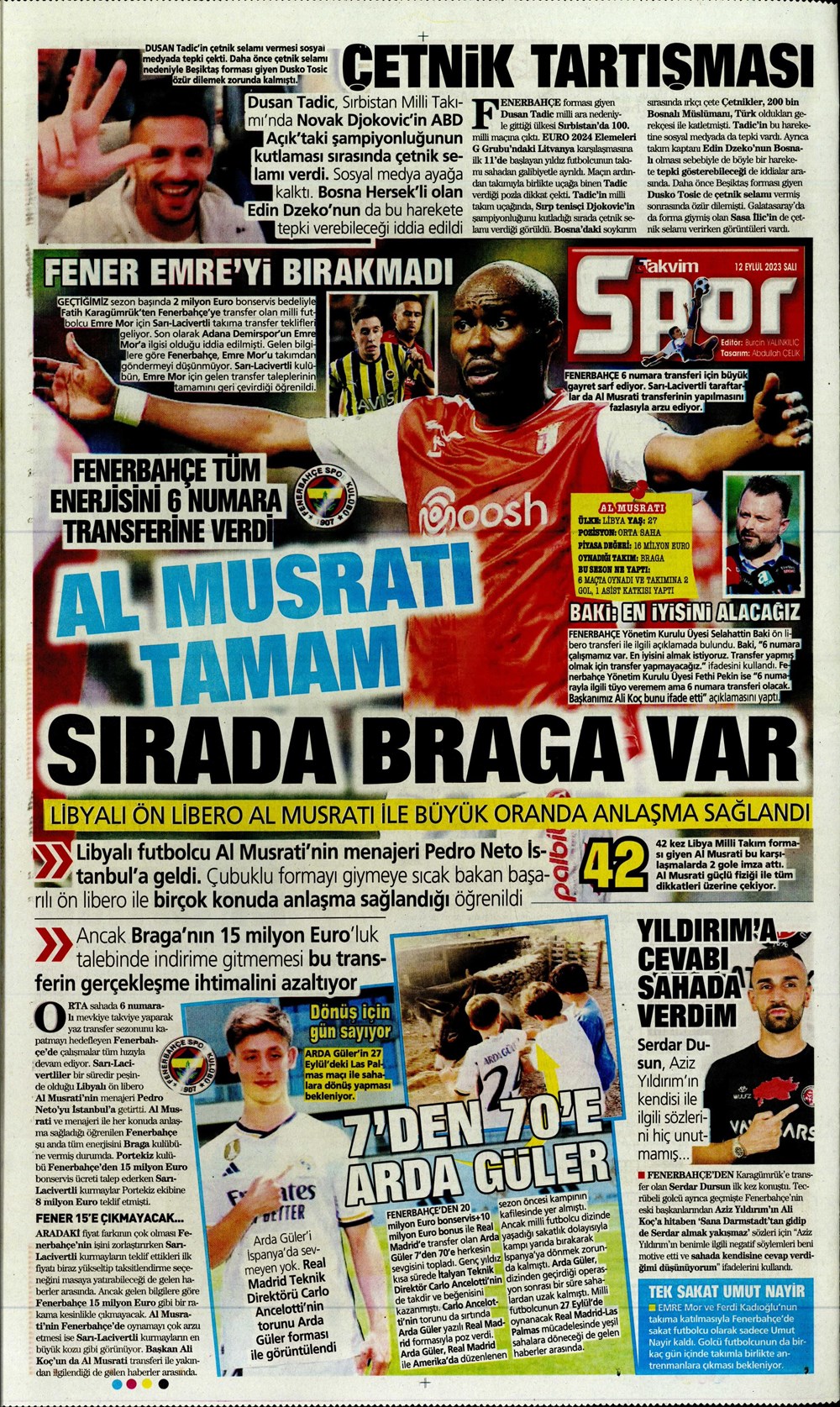"Kartal'da Lingard sürprizi" | Sporun manşetleri (12 Eylül 2023)  - 35. Foto