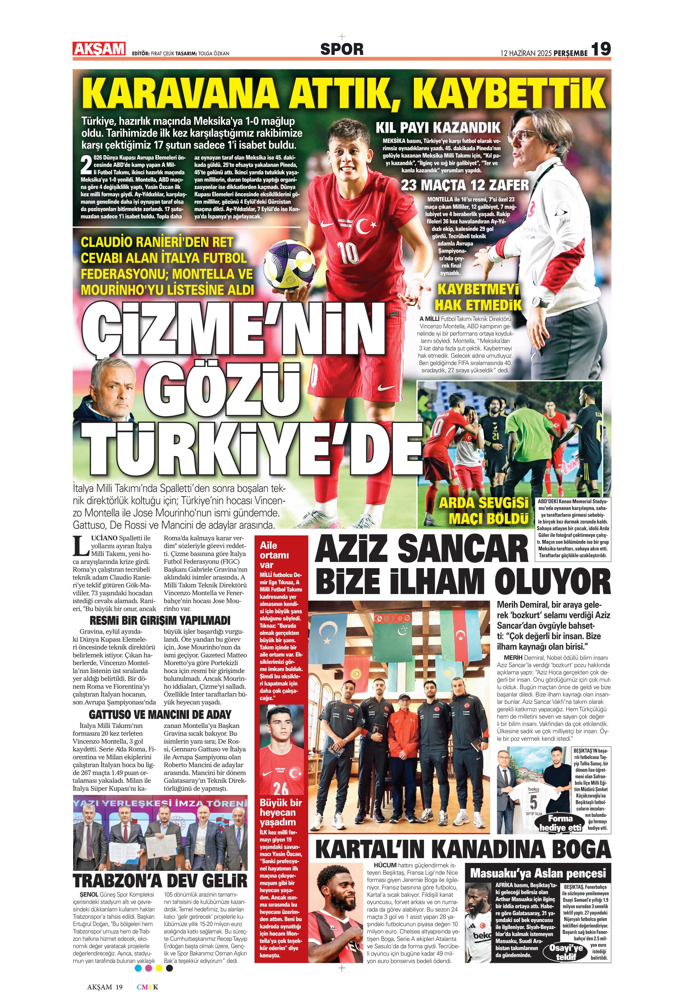 "Osimhen'in yerine En-Nesyri" | Sporun manşetleri (12 Haziran 2025)  - 2. Foto