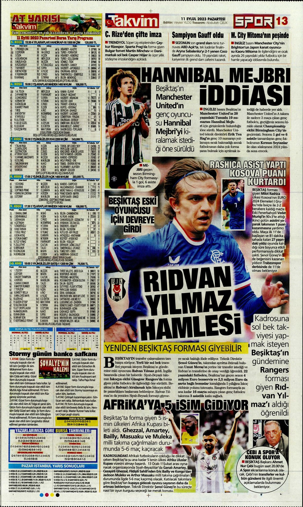 "Sacha Boey, İtalya yolcusu" | Sporun manşetleri (11 Eylül 2023)  - 28. Foto