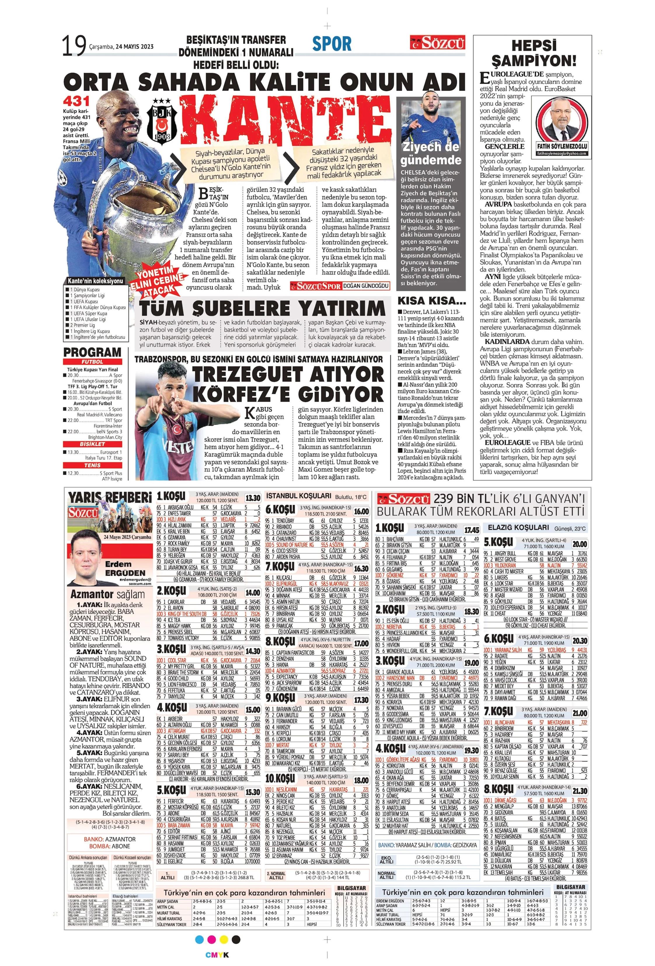 "Aslan'da taarruz başladı" | Sporun Manşetleri  - 26. Foto