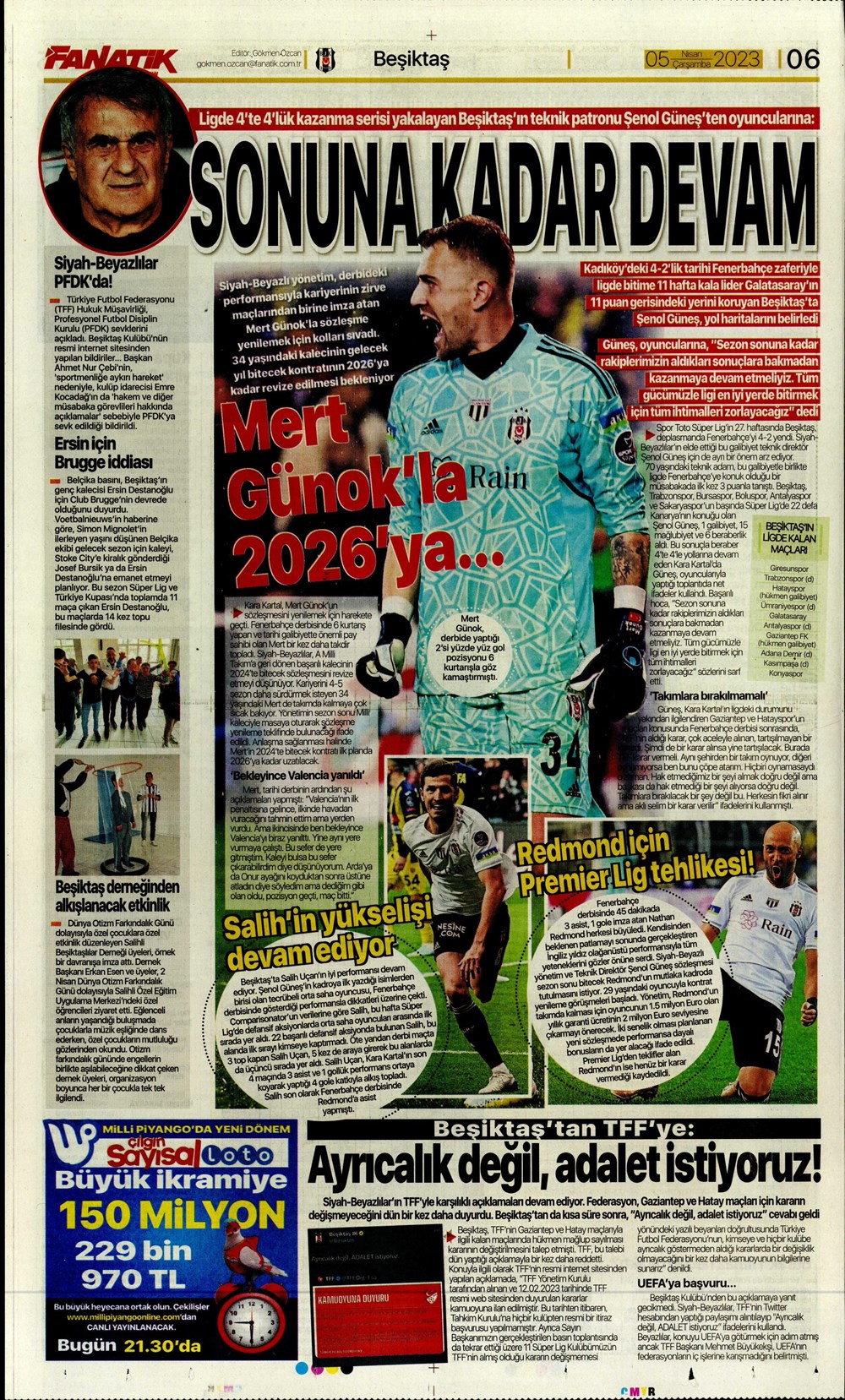 "Dünyada kimse buna penaltı demez" - Sporun manşetleri (5 Nisan 2023)  - 9. Foto