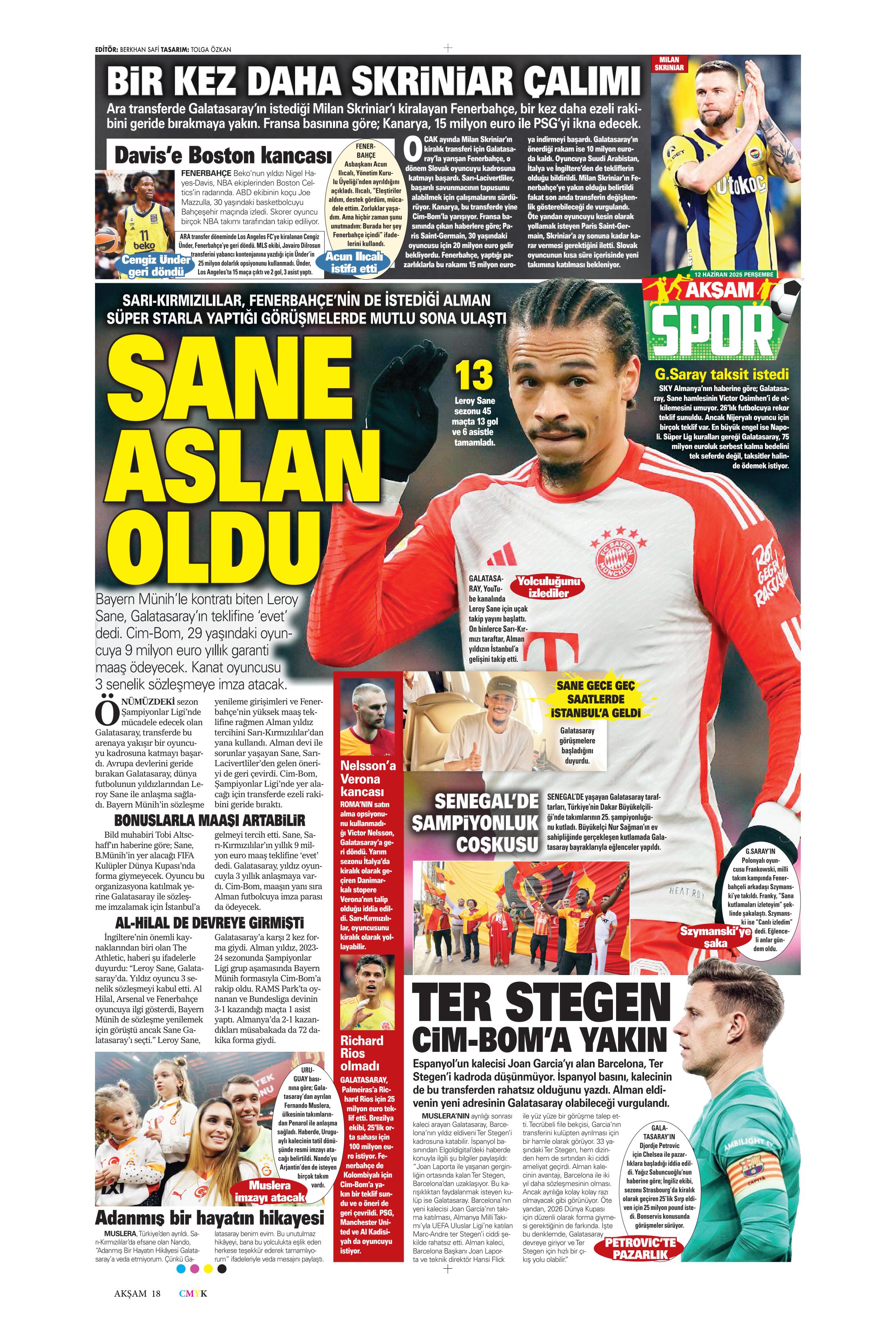 "Osimhen'in yerine En-Nesyri" | Sporun manşetleri (12 Haziran 2025)  - 3. Foto