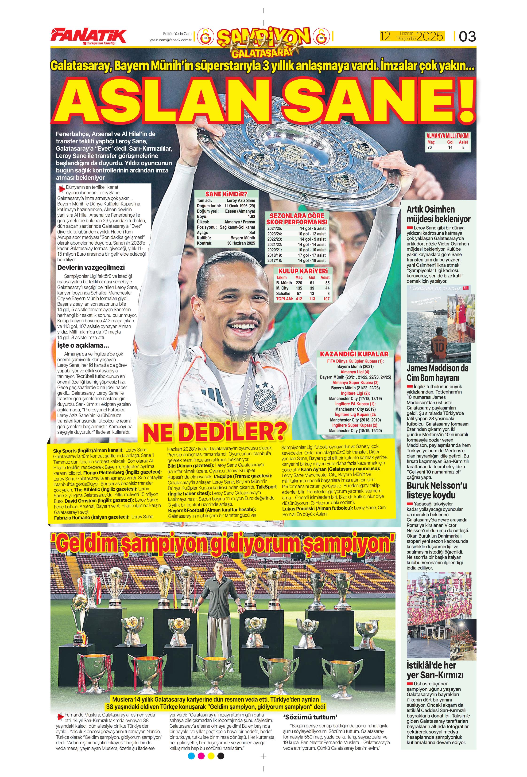 "Osimhen'in yerine En-Nesyri" | Sporun manşetleri (12 Haziran 2025)  - 9. Foto