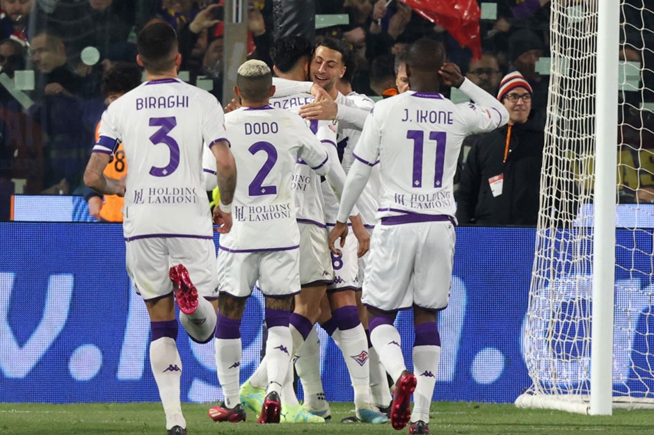 İtalya Kupası yarı finalinde Fiorentina avantaj elde etti