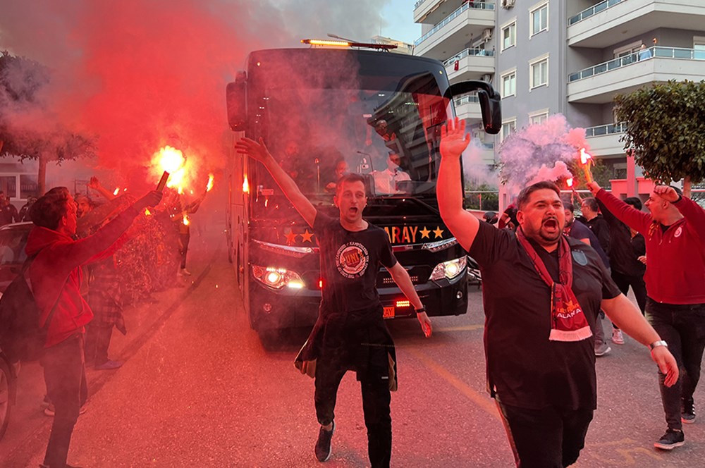 Galatasaray Alanya'da böyle karşılandı  - 3. Foto
