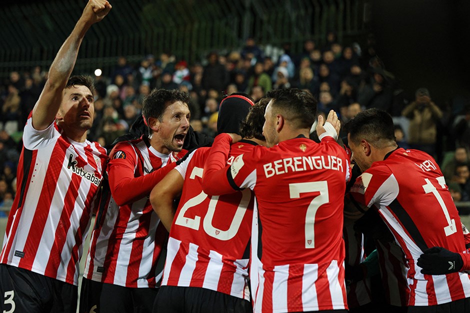 Athletic Bilbao iki dakikada geri döndü: Avrupa Ligi'nde namağlup seri