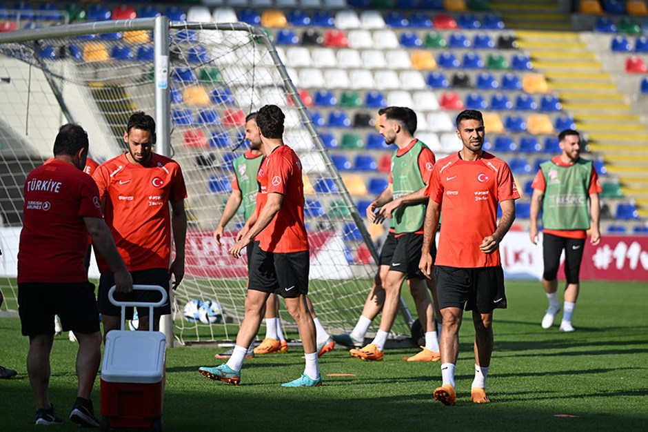 A Milli Futbol Takımı, Letonya maçının hazırlıklarını tamamladı 