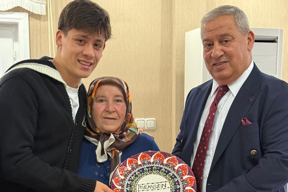 Arda Güler, Bolu'da baba ocağını ziyaret etti