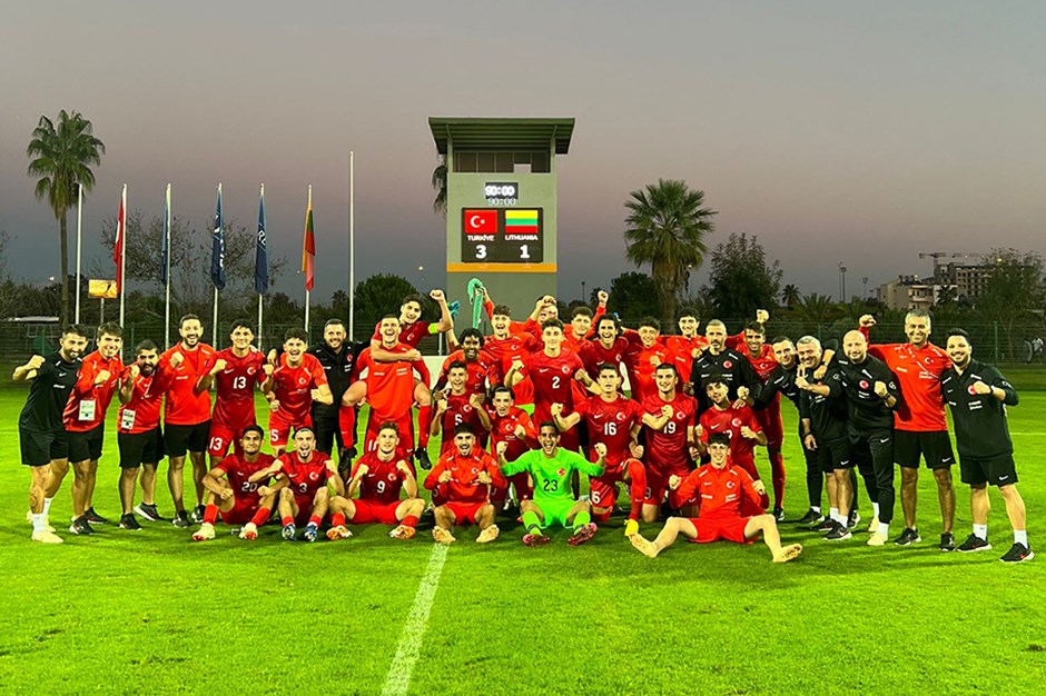 U19 Milli Takımı, Avrupa Şampiyonası Elemeleri'nde Litvanya'yı mağlup etti