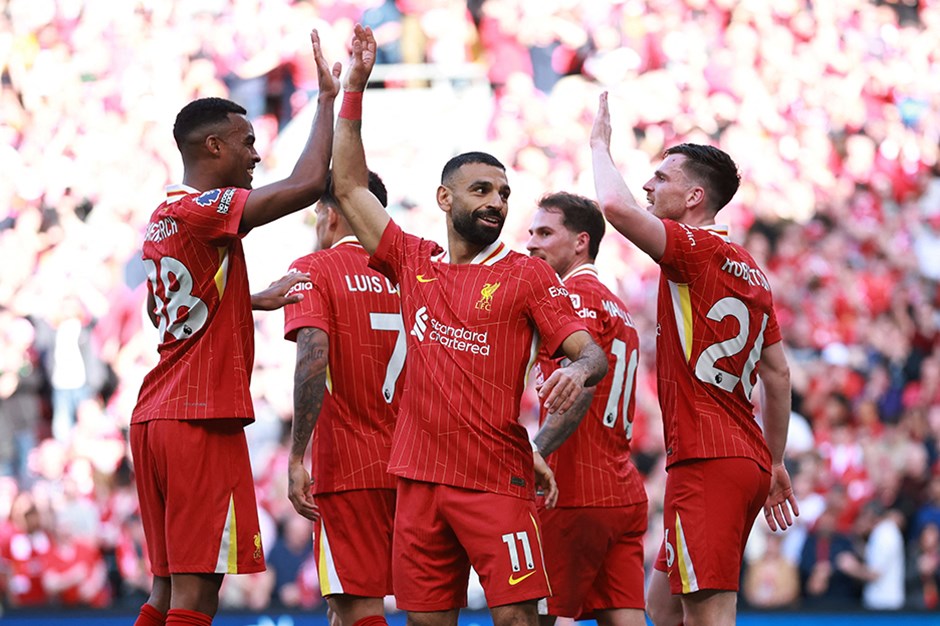 Premier Lig'de şampiyon Liverpool oldu: Muhammed Salah rekoru resmen kırdı