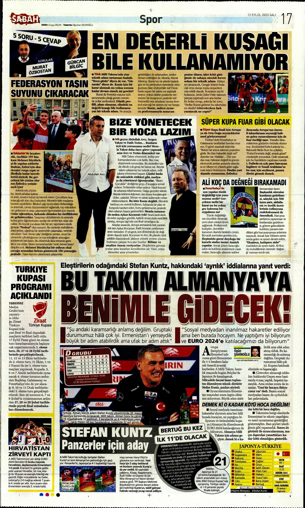 "Kartal'da Lingard sürprizi" | Sporun manşetleri (12 Eylül 2023)  - 25. Foto