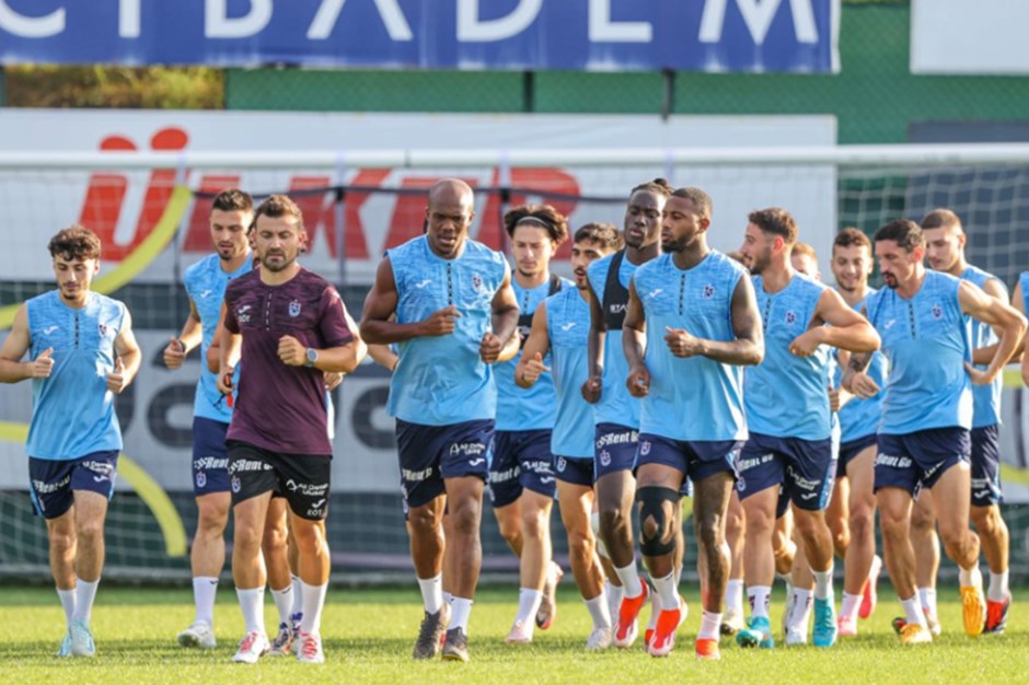 Trabzonspor, Rapid Wien maçının hazırlıklarını sürdürdü