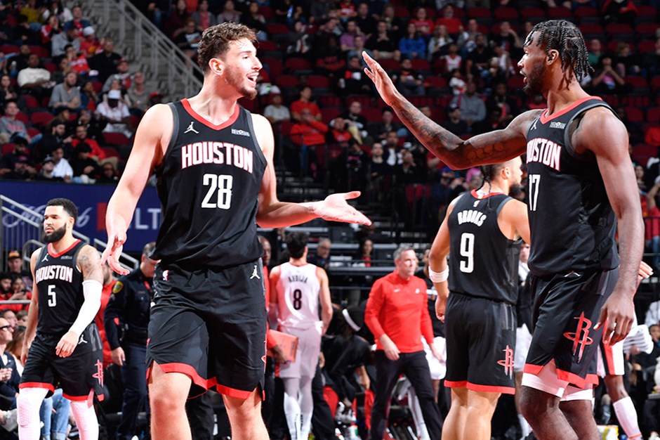 Alperen Şengün'ün 14 sayı attığı maçta Rockets'tan Blazers'a büyük fark