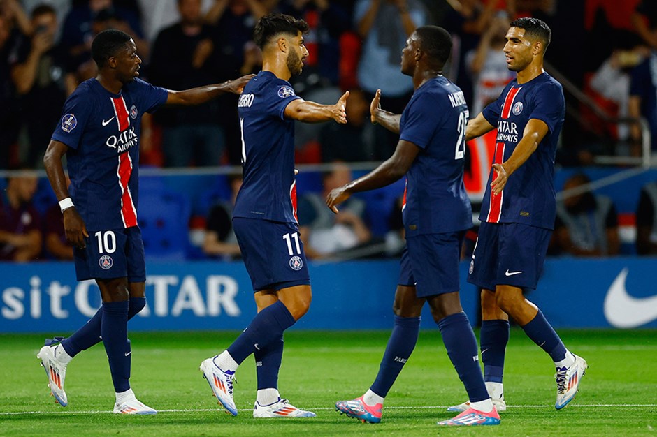 Paris Saint Germain'den sahasında gol yağmuru