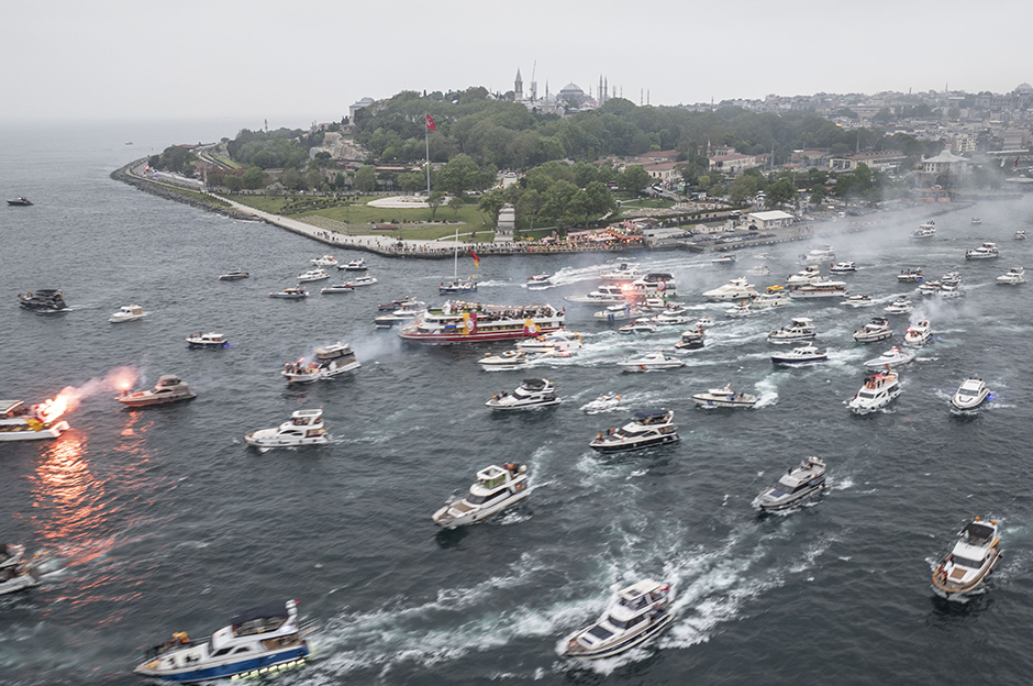 Galatasaray'da 25. şampiyonluk coşkuyla kutlandı  - 13. Foto