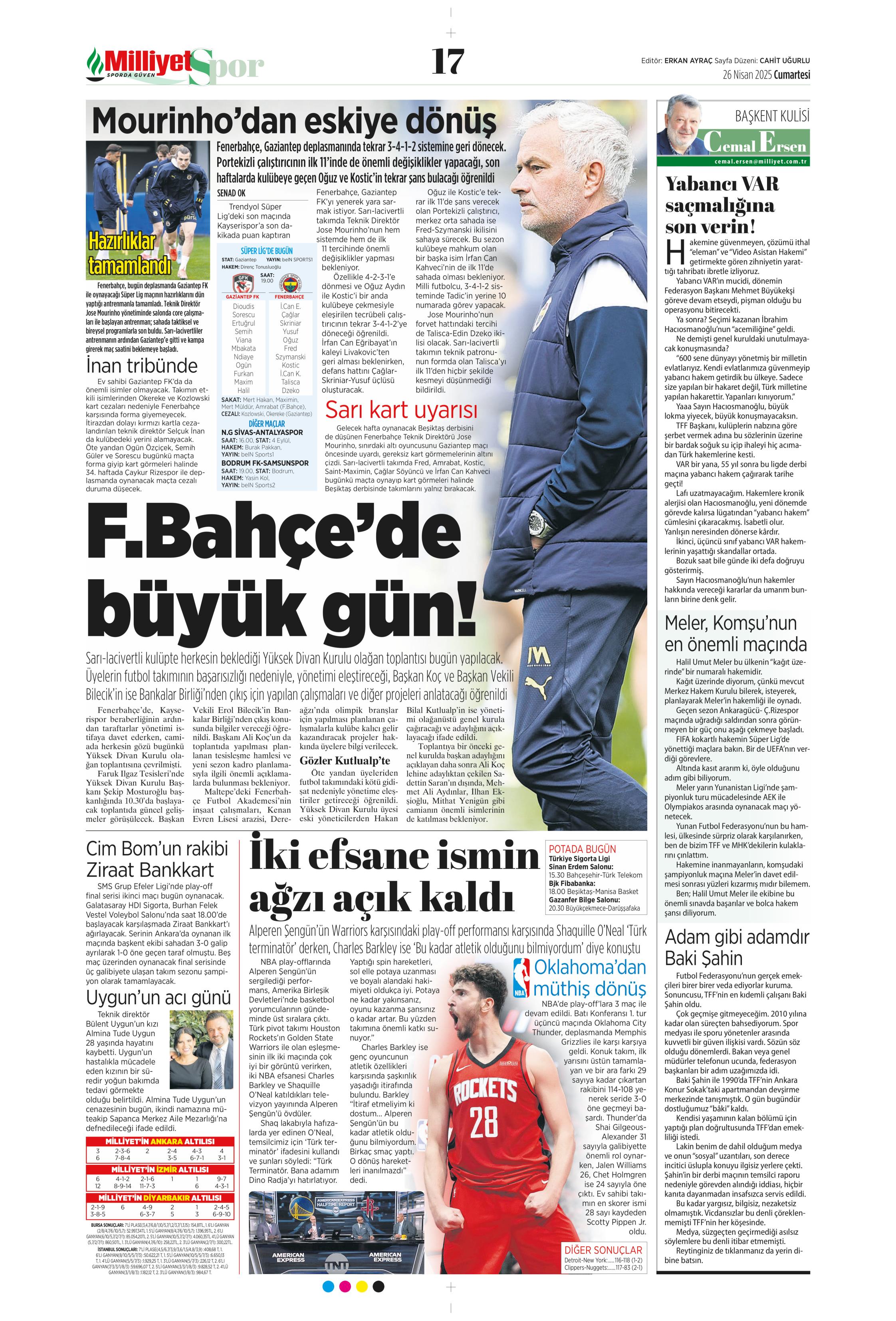 "Vlahovic'le ilk temas" | Sporun manşetleri  - 25. Foto